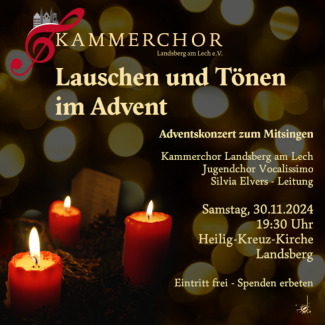 Adventskonzert zum Mitsingen